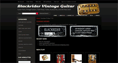 Desktop Screenshot of blackriderguitars.com